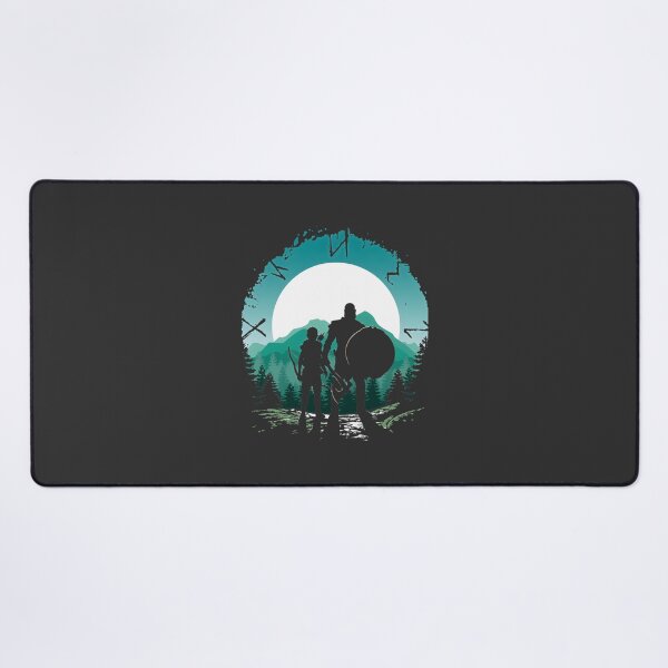 Item preview, Kratos and Son Inspired Mythology Artwork Featuring Father and Child Bond designed and sold by IcedRad.