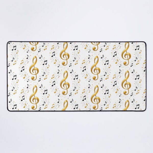 Item preview, Golden Treble Clef Music Notes Design | Elegant Musician Gift | Classical Music Art For Teacher designed and sold by StyxIND.