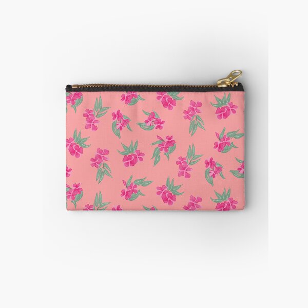 Item preview, tossed oleander - toxic summer - orange dark pink designed and sold by Stephanie Fiona Design.