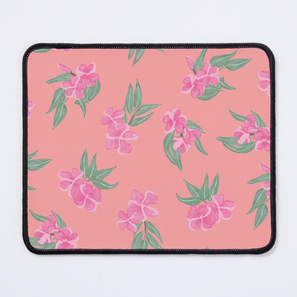 Item preview, tossed oleander - toxic summer - orange light pink designed and sold by Stephanie Fiona Design.