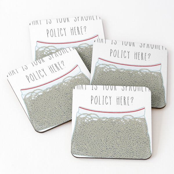 Item preview, Funny What Is Your Spaghetti Policy Sticker designed and sold by BriceLapres.