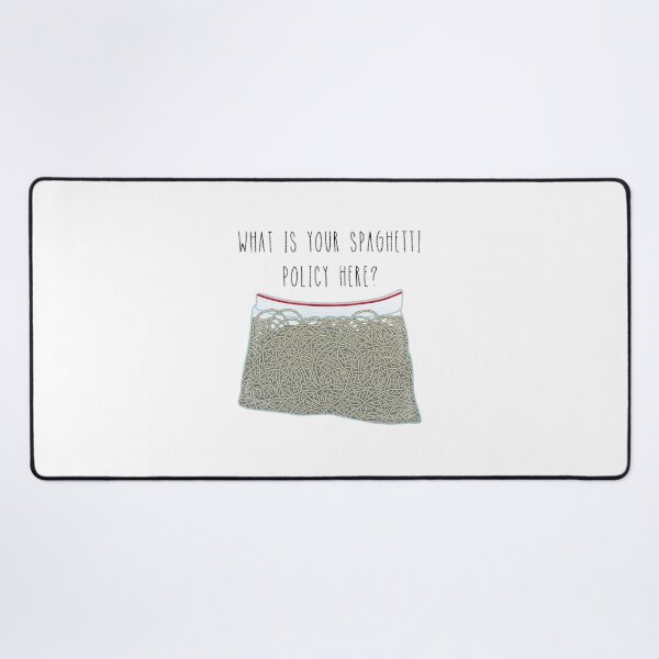Item preview, Funny What Is Your Spaghetti Policy Sticker designed and sold by BriceLapres.