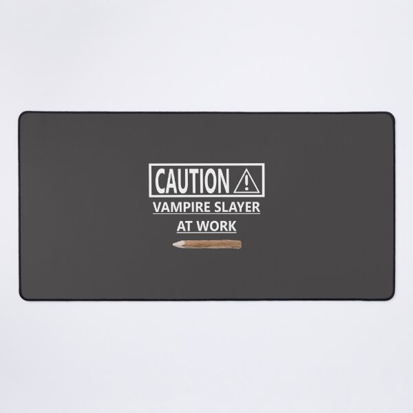 Item preview, Caution Vampire Slayer Graphic Design for Fans of Horror and Fantasy designed and sold by Abd-Amr.