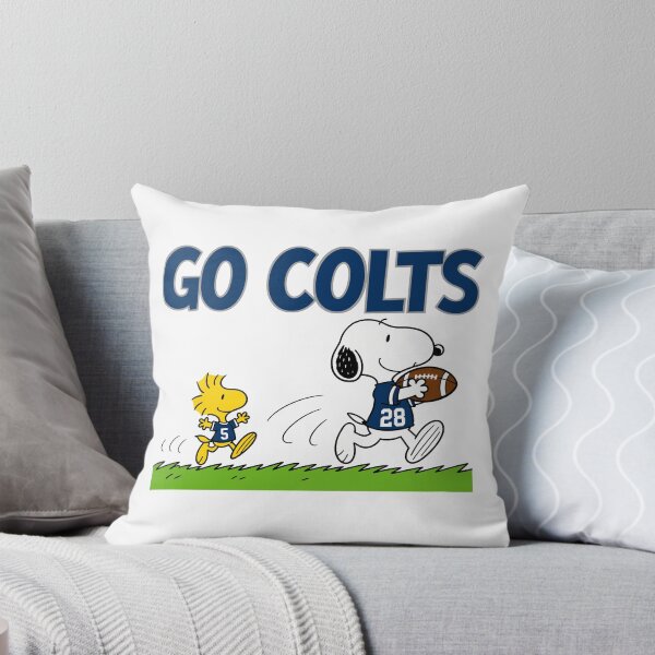 Item preview, Snoopy & Woodstock Indianapolis Colts Football Retro F433 designed and sold by GLUVY-THEME.