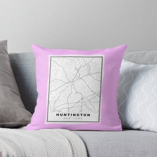 Item preview, Mapa minimalista de Huntington designed and sold by Tamas Das.
