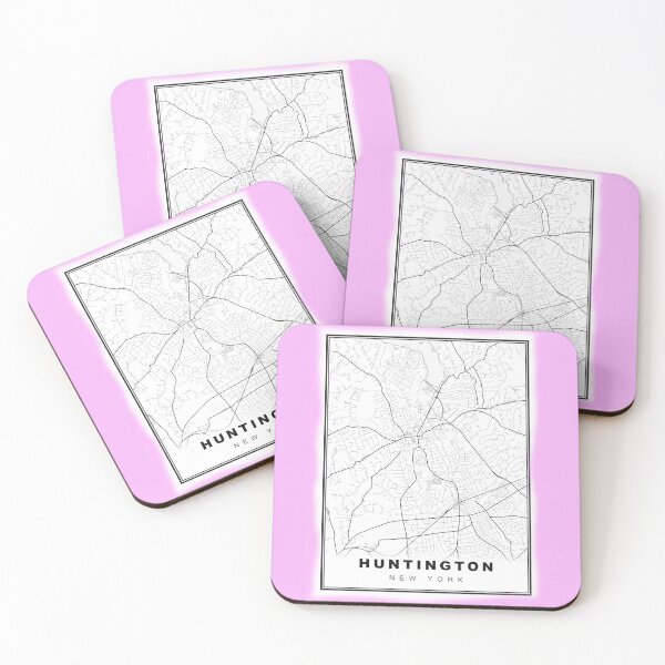 Item preview, Minimalist Huntington Map designed and sold by Tamas Das.
