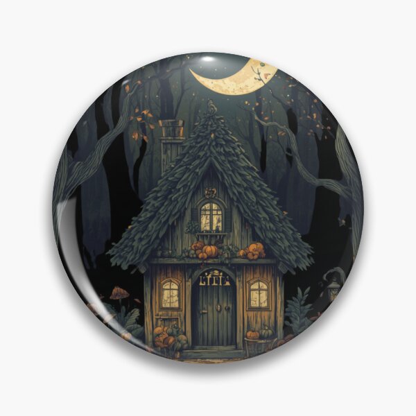 Item preview, Mushroom Witch Cottage Forest designed and sold by ChicTrendz.