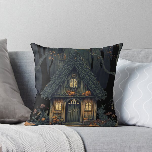 Item preview, Mushroom Witch Cottage Forest designed and sold by ChicTrendz.
