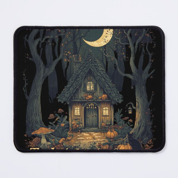 Item preview, Mushroom Witch Cottage Forest designed and sold by ChicTrendz.
