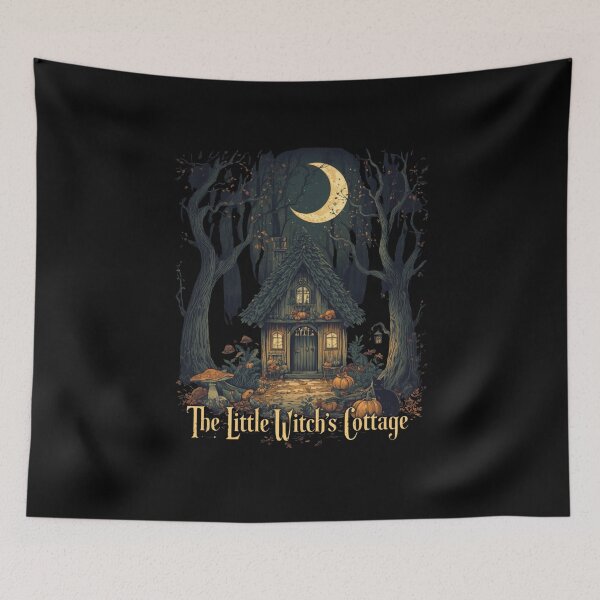 Item preview, Mushroom Witch Cottage Forest designed and sold by ChicTrendz.