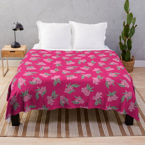 Artikelvorschau, Geworfener Oleander – giftiger Sommer – hellrosa entworfen und verkauft von Stephanie Fiona Design.