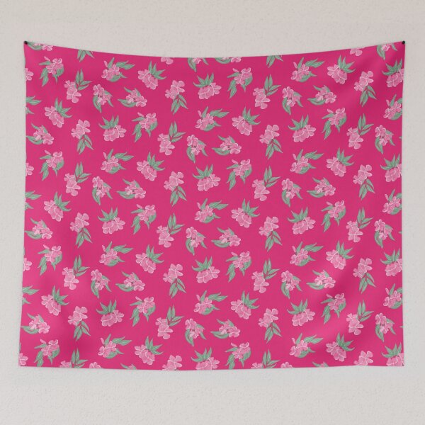 Item preview, tossed oleander - toxic summer - pink light pink designed and sold by Stephanie Fiona Design.