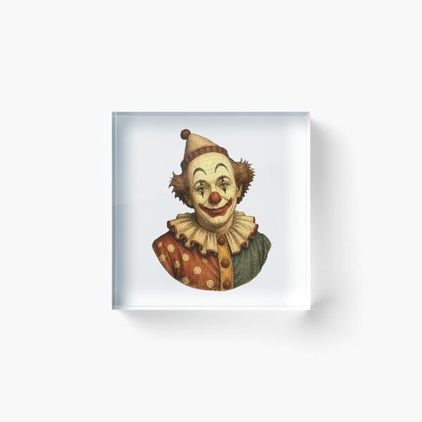 Item preview, Vintage Circus Clown Illustration designed and sold by Impossible Archive.