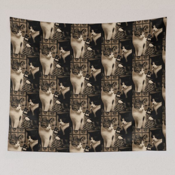 Item preview, Retro Cat Tattoo Meme designed and sold by OldSchoolCubak.