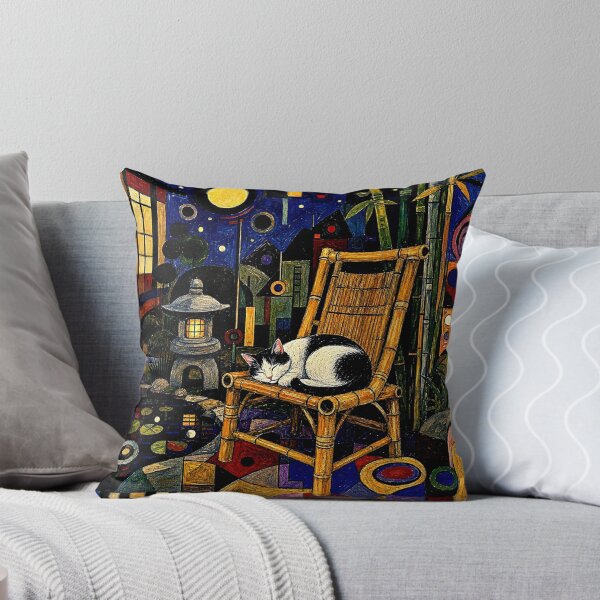 Item preview, Sleeping cat on chair designed and sold by George Hutton Hunter.