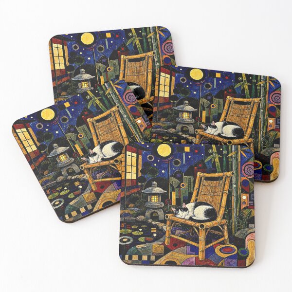 Item preview, Sleeping cat on chair designed and sold by George Hutton Hunter.