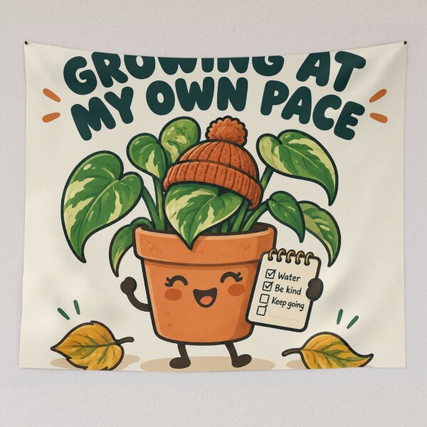 Item preview, Houseplant Growing At My Own Pace designed and sold by SAS-Designer.