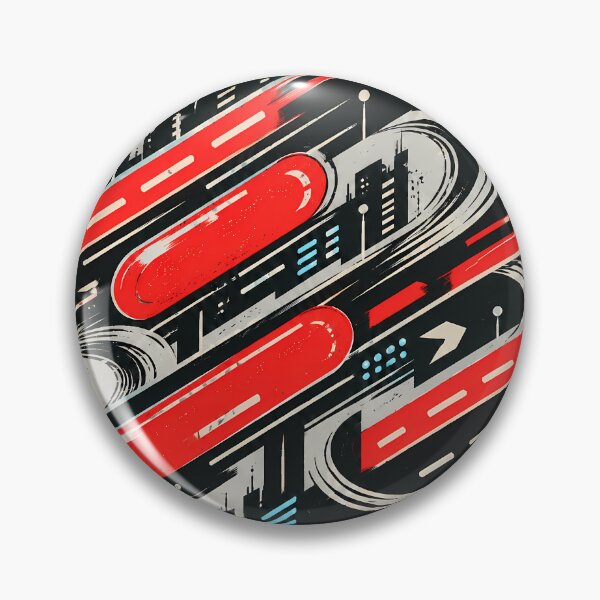 Item preview, Neo-Tokyo Capsule Lane Pattern designed and sold by agearb.