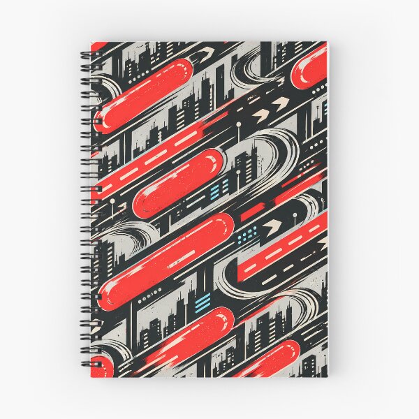 Item preview, Neo-Tokyo Capsule Lane Pattern designed and sold by agearb.