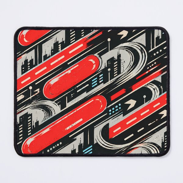 Item preview, Neo-Tokyo Capsule Lane Pattern designed and sold by agearb.