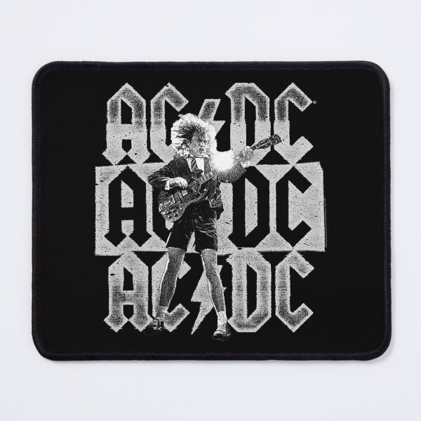 Item preview, Angus Young Stacked Logo designed and sold by RetroXylora.