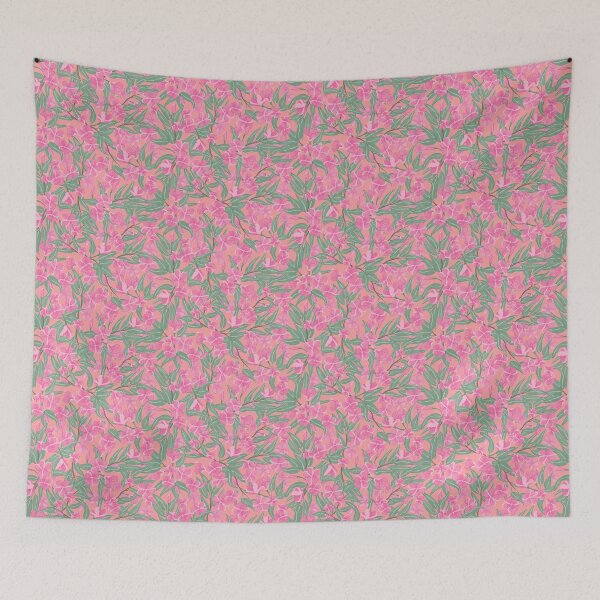 Item preview, Summer flow - toxic summer - orange light pink designed and sold by Stephanie Fiona Design.
