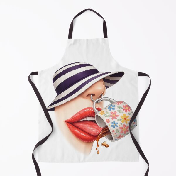 Item preview, Surreal Coffee Vision – Lips & Hat designed and sold by simplehcity.