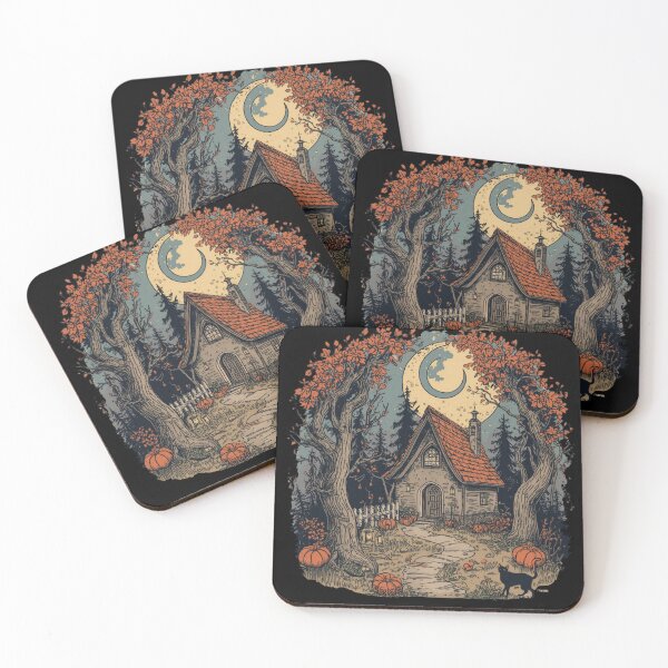 Item preview, Vintage Storybook Witch Cottage designed and sold by ChicTrendz.