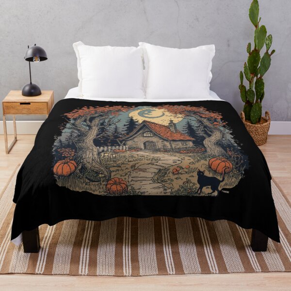 Item preview, Vintage Storybook Witch Cottage designed and sold by ChicTrendz.
