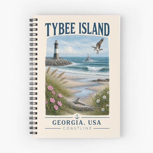 Item preview, Tybee Island, Georgia, USA [Vintage Illustration] designed and sold by elektronen.