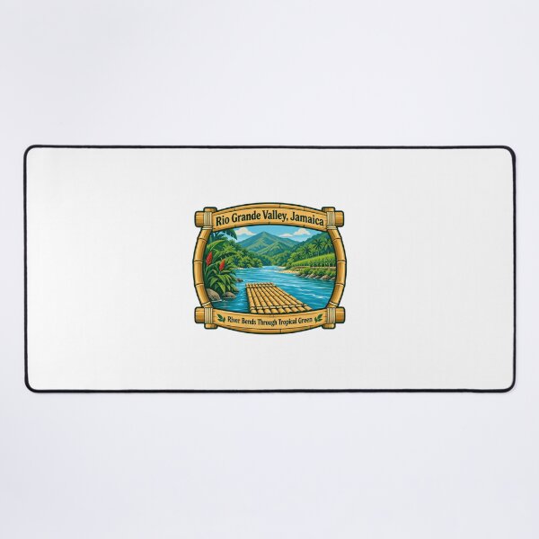 Item preview, Rio Grande Valley, Jamaica River Bends Through Tropical Green Caribbean Travel Vacation designed and sold by Star3NowForMe.
