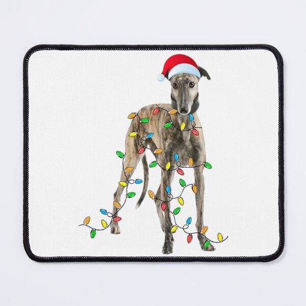 Item preview, Christmas Greyhound Gift Greyhound Funny Santa Hat Xmas designed and sold by Level3Visualsd.