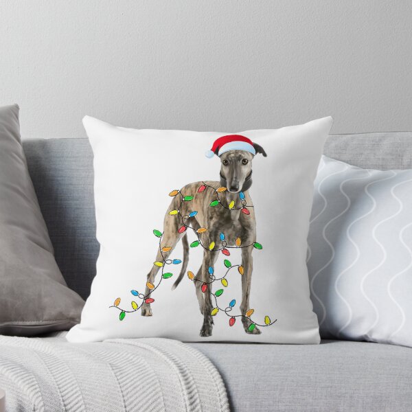 Item preview, Christmas Greyhound Gift Greyhound Funny Santa Hat Xmas designed and sold by Level3Visualsd.