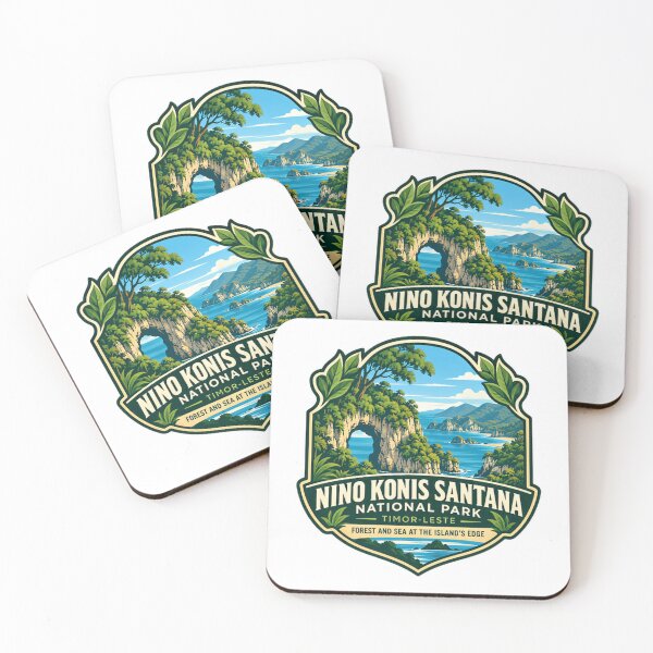 Item preview, Nino Konis Santana National Park Timor-Leste Forest And Sea At The Island's Edge Timor Leste Travel Souvenir National Park Visitor designed and sold by Star3NowForMe.