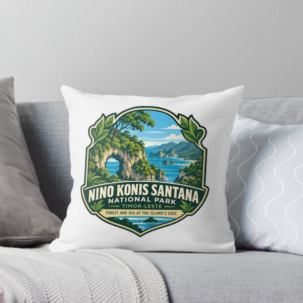 Item preview, Nino Konis Santana National Park Timor-Leste Forest And Sea At The Island's Edge Timor Leste Travel Souvenir National Park Visitor designed and sold by Star3NowForMe.