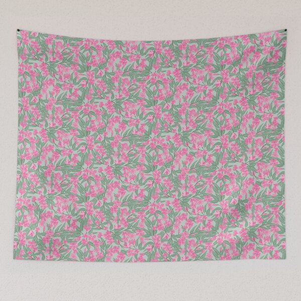 Item preview, Summer flow - toxic summer - mint light pink designed and sold by Stephanie Fiona Design.