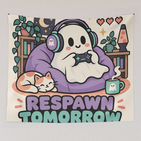 Item preview, Gaming Ghost Respawn Tomorrow designed and sold by SAS-Designer.