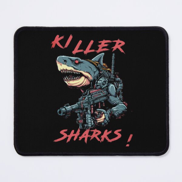Item preview, Futuristic Cyberpunk Robot Shark Laser Weapon designed and sold by BriceLapres.
