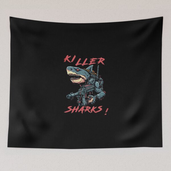 Item preview,  Futuristic Cyberpunk Robot Shark Laser Weapon designed and sold by BriceLapres.