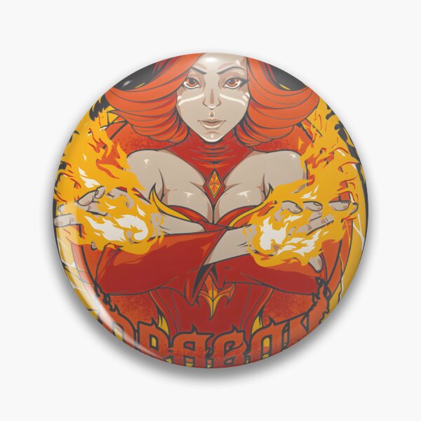 Item preview, Fiery Lina Inspired Fantasy Character Illustration with Flames and Magic designed and sold by KeshanBusiness.