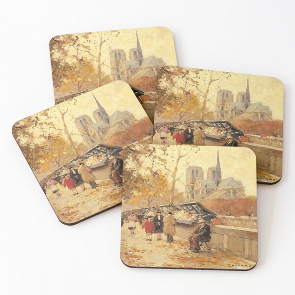 Item preview, booksellers along the seine notre dame view  by Edouard cortès - Edouard cortès artwork designed and sold by namikikkik.