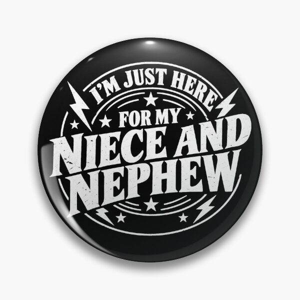 Item preview, I’m Just Here for My Niece and Nephew Funny Aunt Uncle Family Gift designed and sold by THREE LITTLE BEANS.