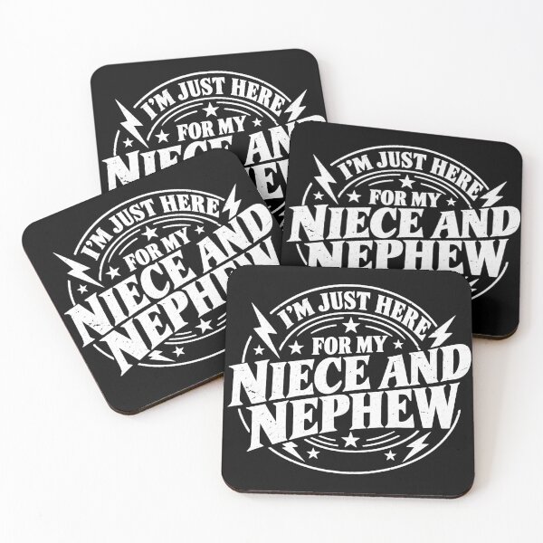 Item preview, I’m Just Here for My Niece and Nephew Funny Aunt Uncle Family Gift designed and sold by THREE LITTLE BEANS.