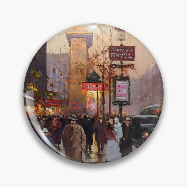 Item preview, boulevard bonne nouvelle porte st denis by Edouard cortès - Edouard cortès artwork designed and sold by namikikkik.