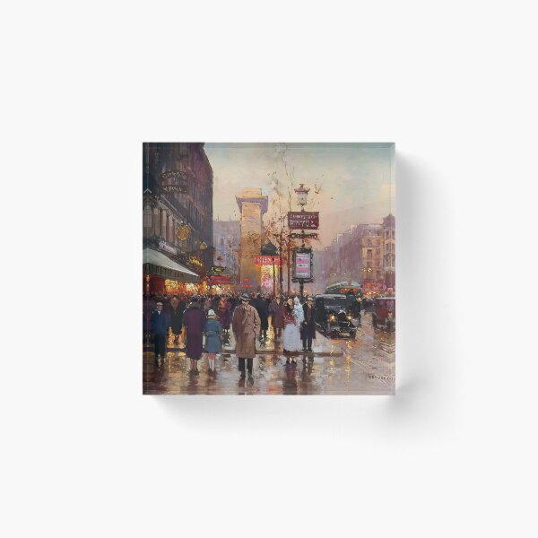 Item preview, boulevard bonne nouvelle porte st denis by Edouard cortès - Edouard cortès artwork designed and sold by namikikkik.
