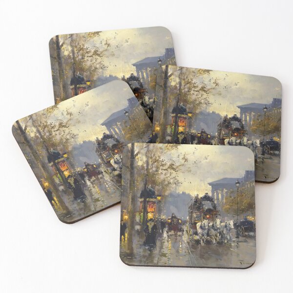 Item preview, boulevard de la madeleine by Edouard cortès - Edouard cortès artwork designed and sold by namikikkik.