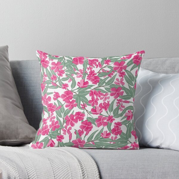 Item preview, Summer flow - toxic summer - white dark pink designed and sold by Stephanie Fiona Design.