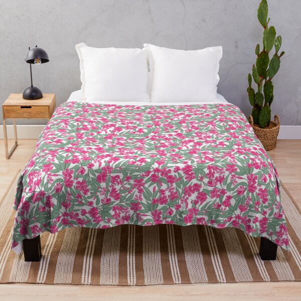 Item preview, Summer flow - toxic summer - white dark pink designed and sold by Stephanie Fiona Design.