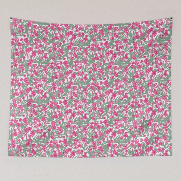Item preview, Summer flow - toxic summer - white dark pink designed and sold by Stephanie Fiona Design.