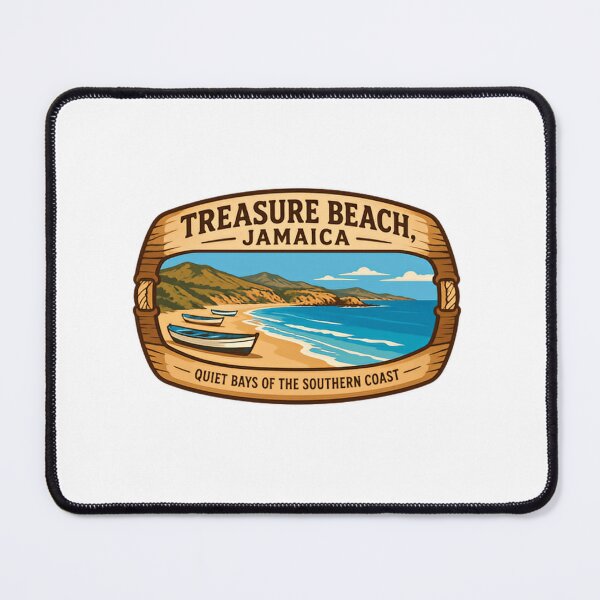 Item preview, Treasure Beach, Jamaica Travel Souvenir Quiet Bays Of The Southern Coast designed and sold by Simsimah26Parks.